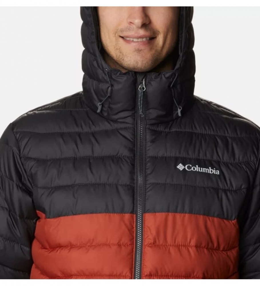 Columbia Chaqueta com capucha Powder Lite vermelho