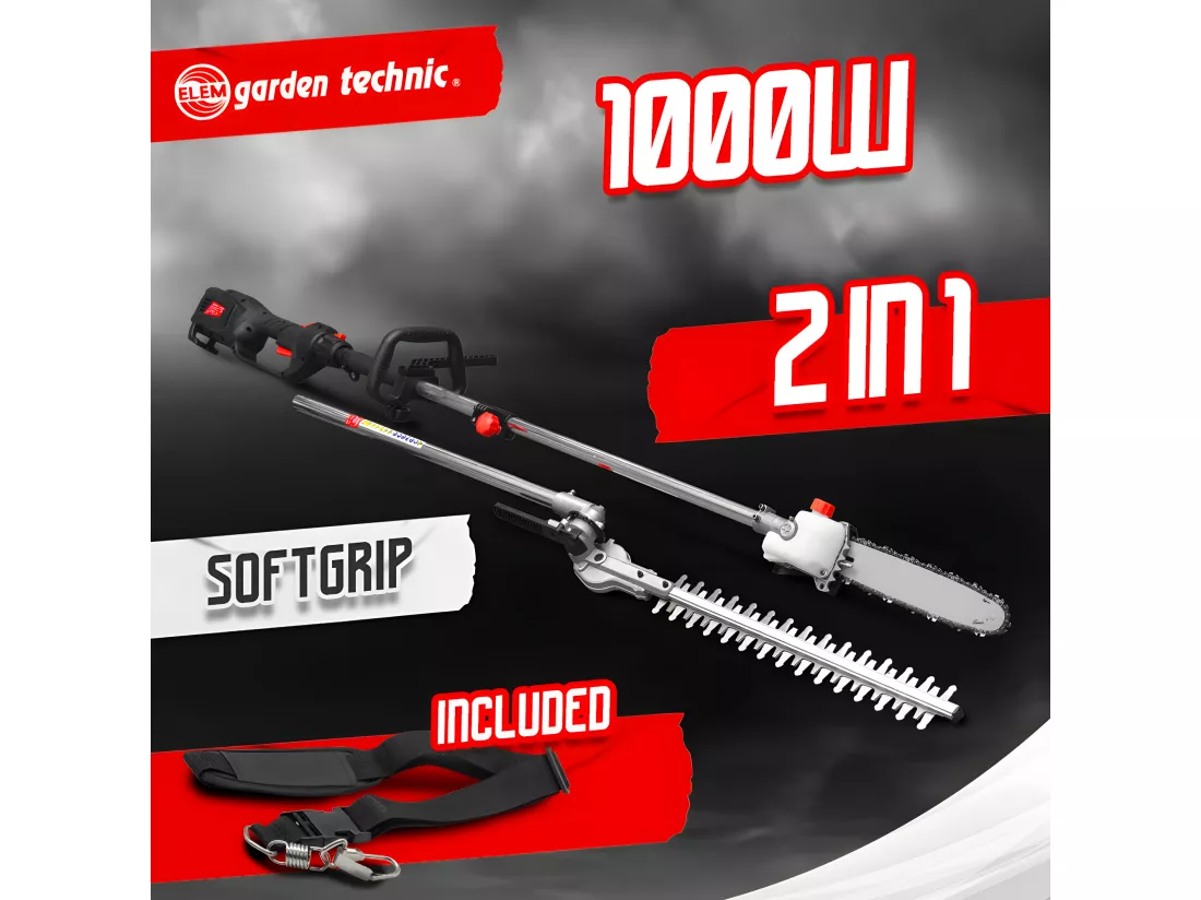 Scie a ebrancher - Taille haies 1000W - Elem Garden