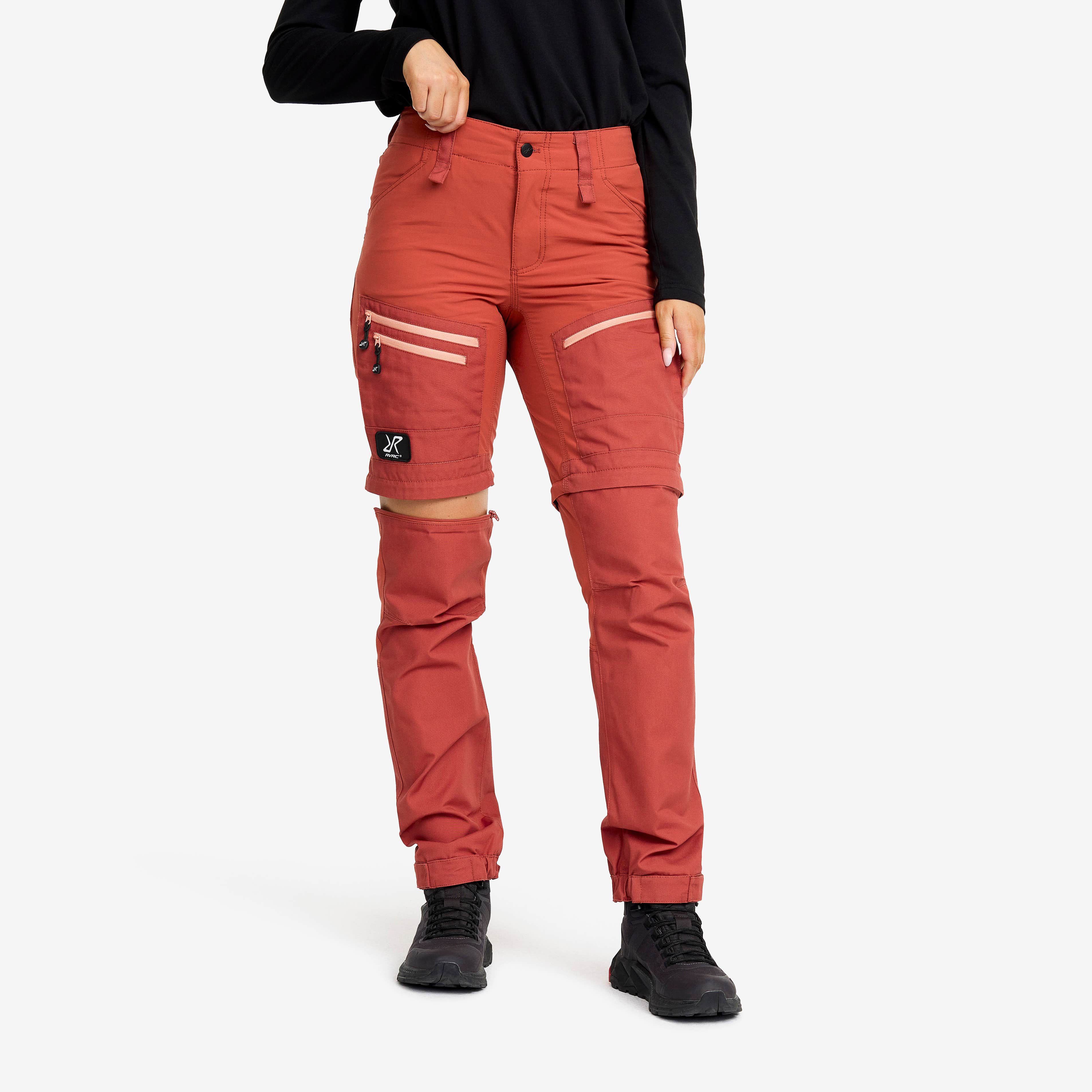 RVRC GP Pro Zip-off Pants Dame Cinnabar