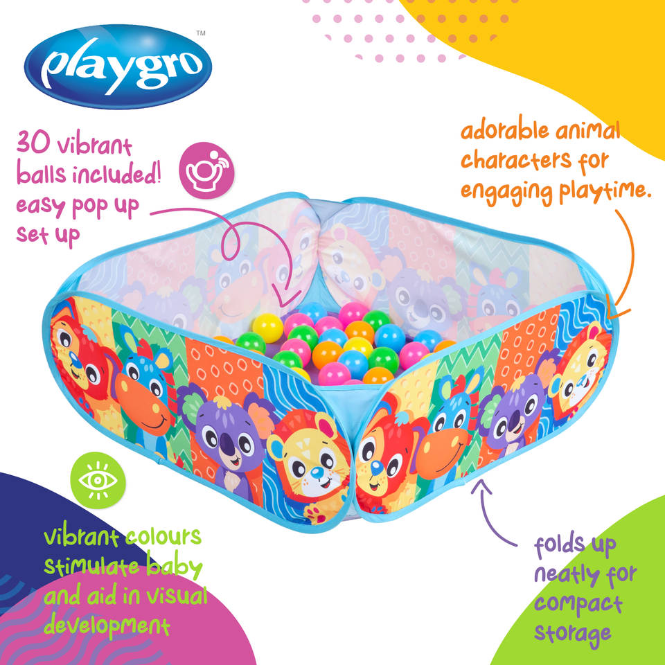 Playgro Adventure Pals ballenbak met 30 ballen