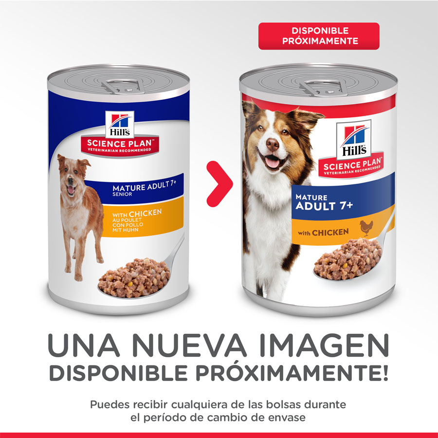 Hill's Science Plan Mature 7+ Adulto Frango Lata para Cães