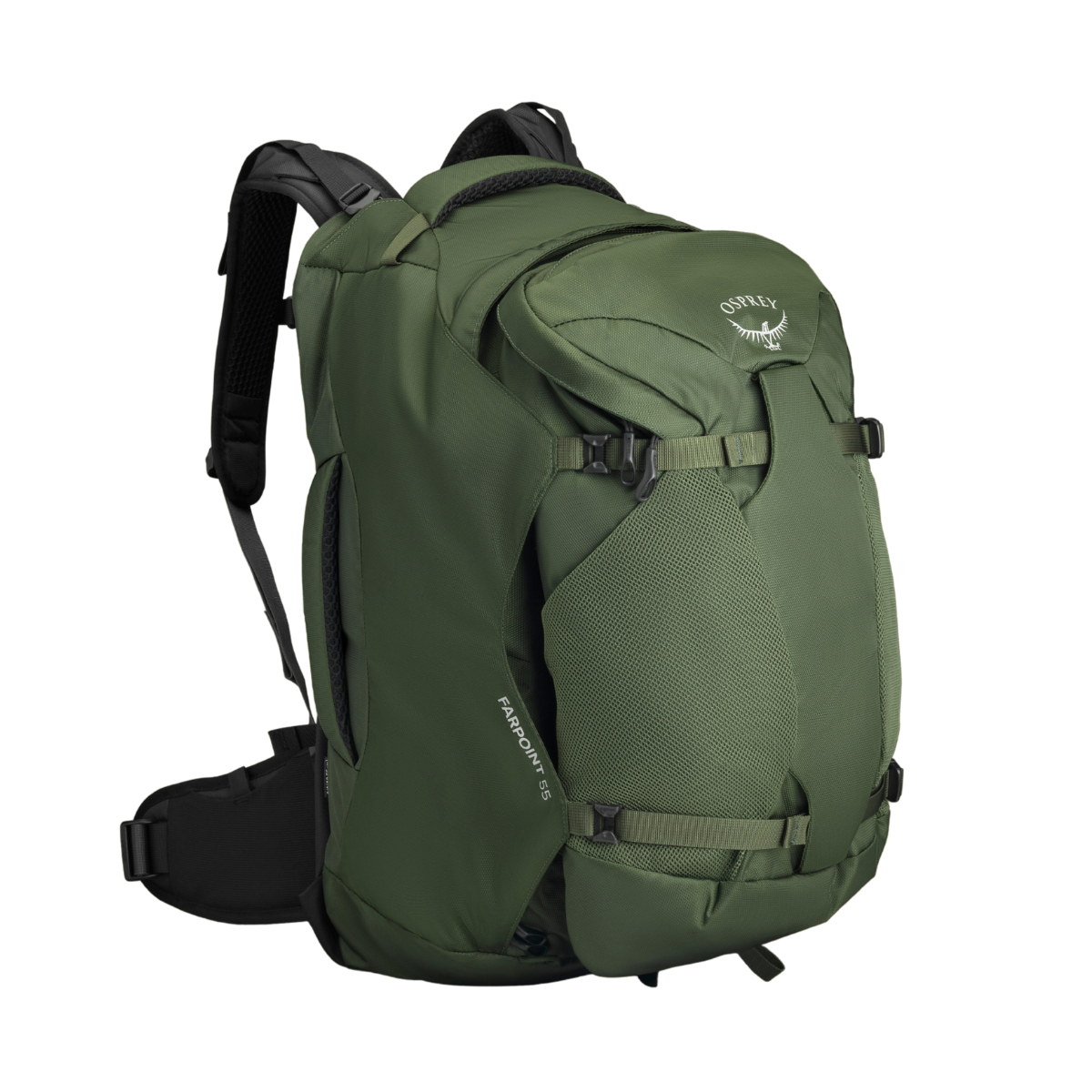 Osprey Farpoint Travel Pack 55 L rejserygsæk, herre (Gopher Green) - Spejder Sport