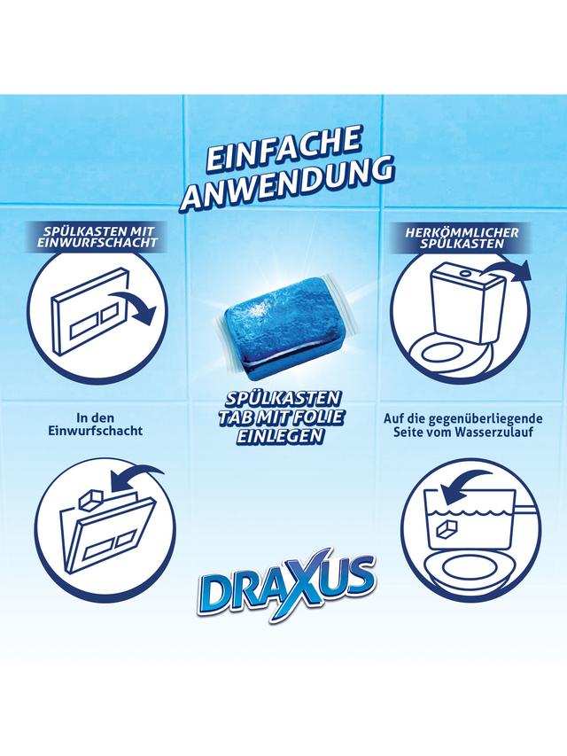 Draxus Spülkasten Tabs – 30 Stück