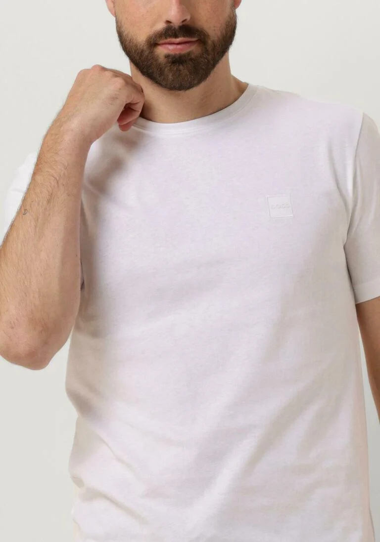 BOSS witte boss t-shirt tales