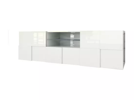 Meuble TV LONDON blanc