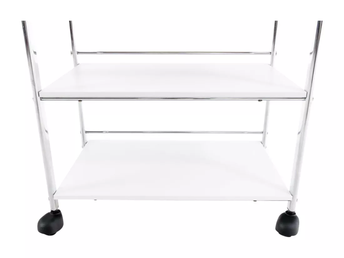 Chariot de service - Bois - Blanc - PL912