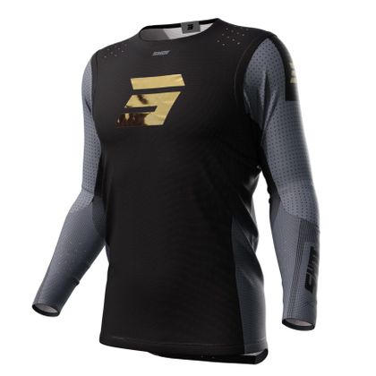 Maillot cross Shot AEROLITE - HONOR 2024 - Noir / Jaune