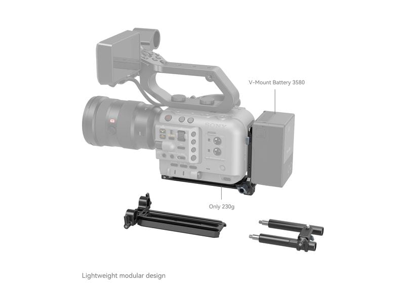 Smallrig Digitalkamera-Akku V-Mount Akku-Montageplatten-Kit Montageplatten-Kit für Filmkameras