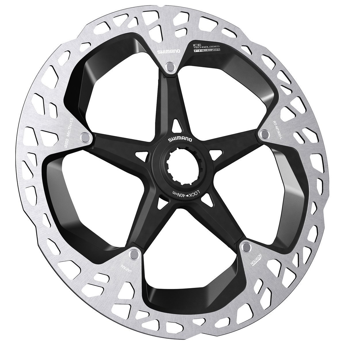 Shimano RT-MT900 Ice-Tech skive til center-lock 203mm