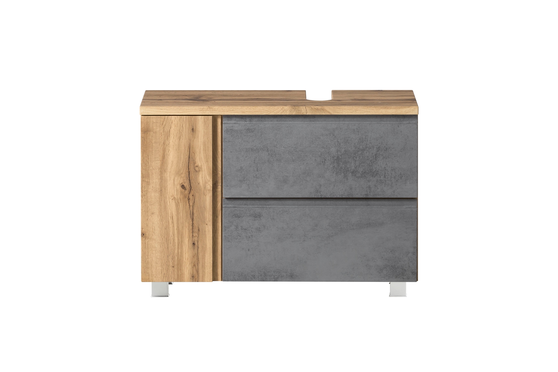 Bad-Waschbeckenunterschrank GENT hellgrau 85cm
