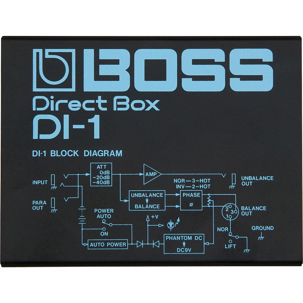 Boss DI-1 professionele direct injection box