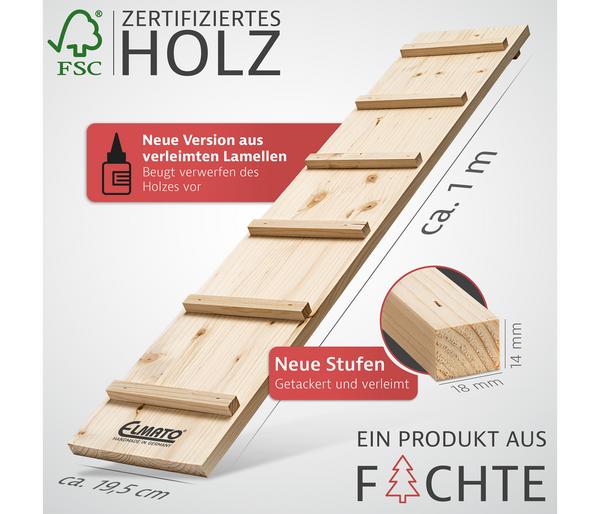 Elmato® Katzentreppe, 3 x 100 cm