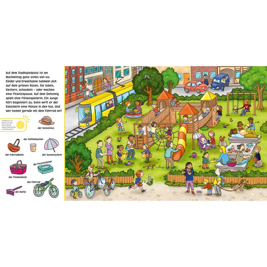 CARLSEN Hör mal (Soundbuch): Wimmelbuch: Spielplatz