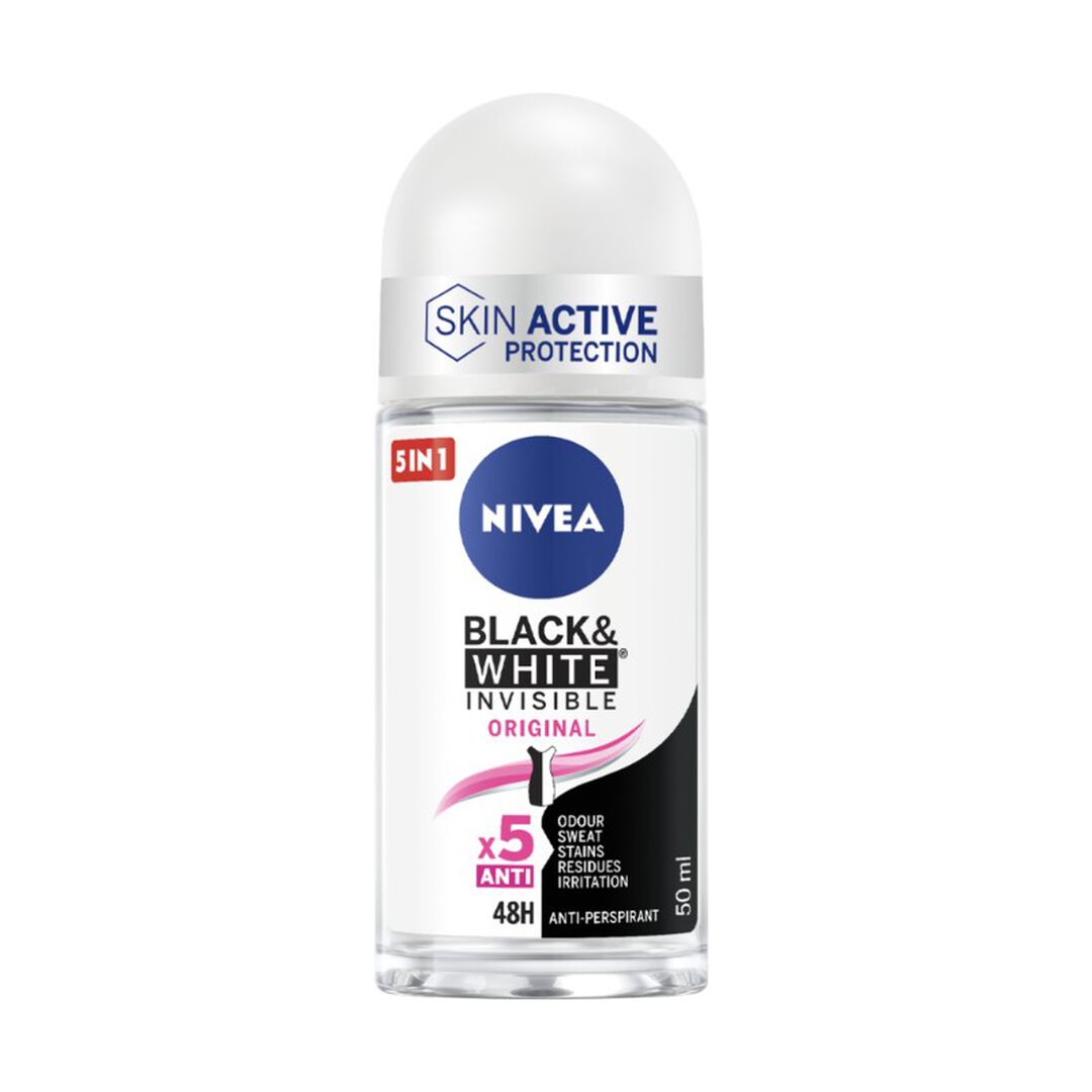 NIVEA  Black & White Invisible Original Roll-On - 50ml