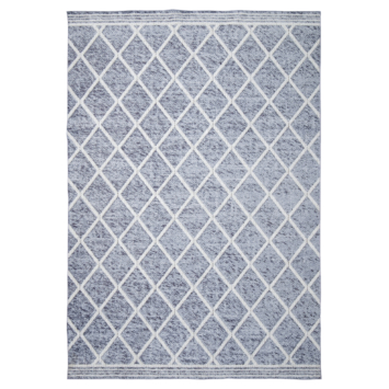 Vloerkleed vouwbaar taupe geruit 160X230CM