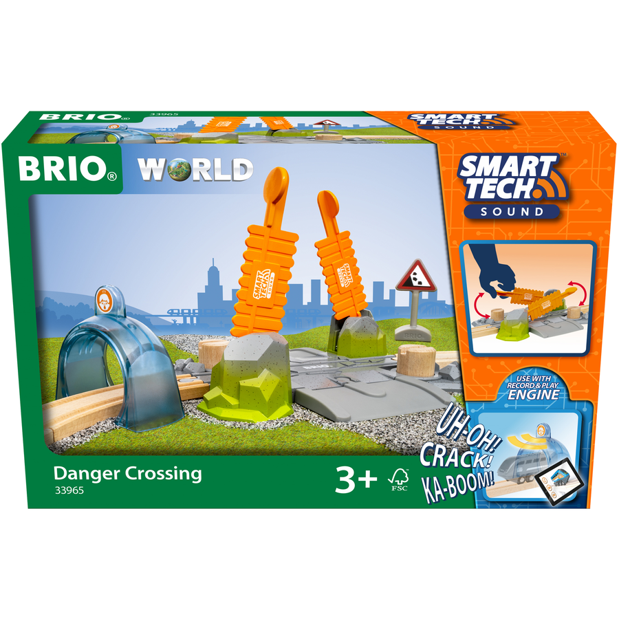 BRIO® Smart Tech Sound Abenteuer-Bahnübergang