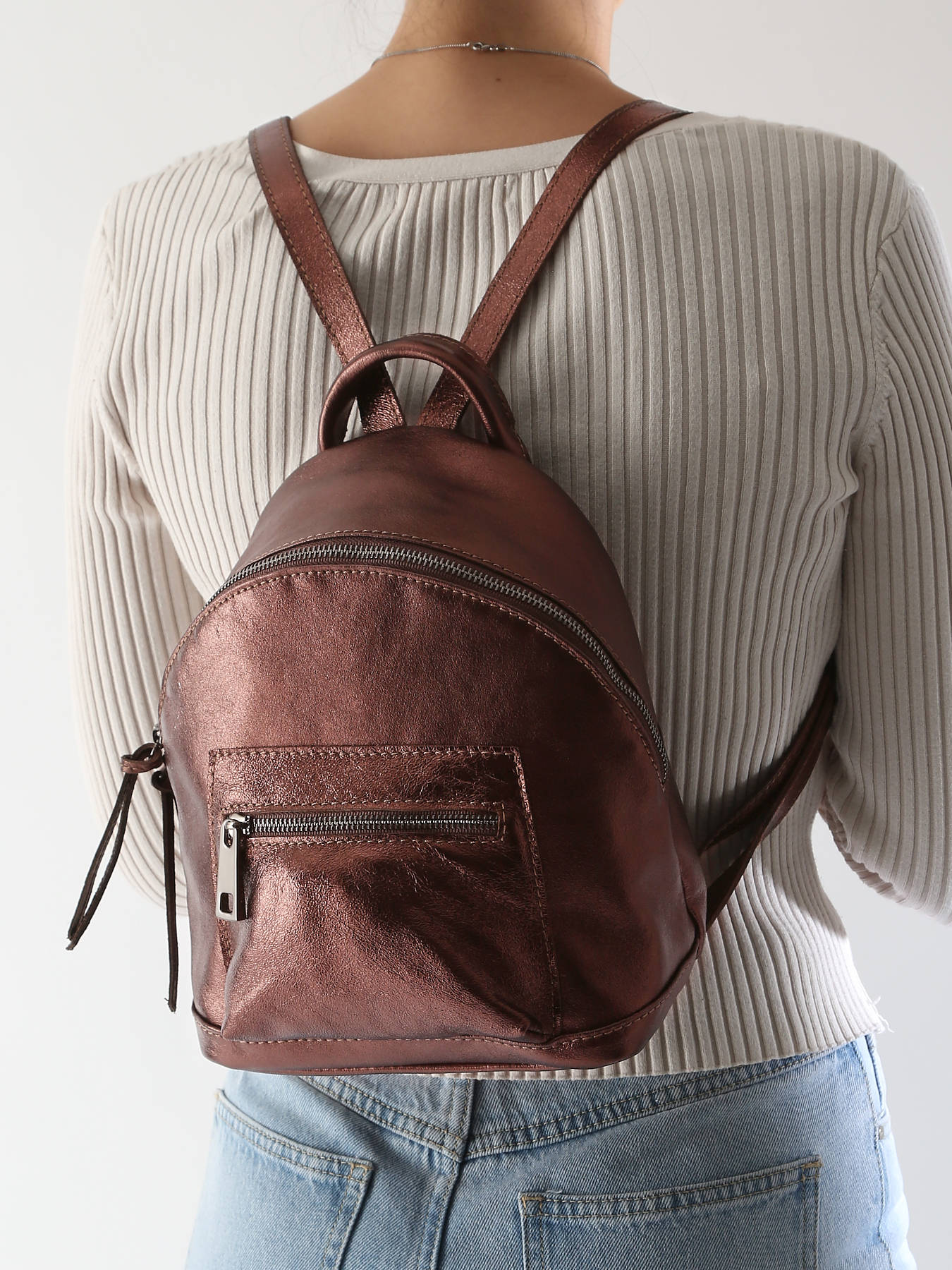 Sac  dos Nine cuir MILANO