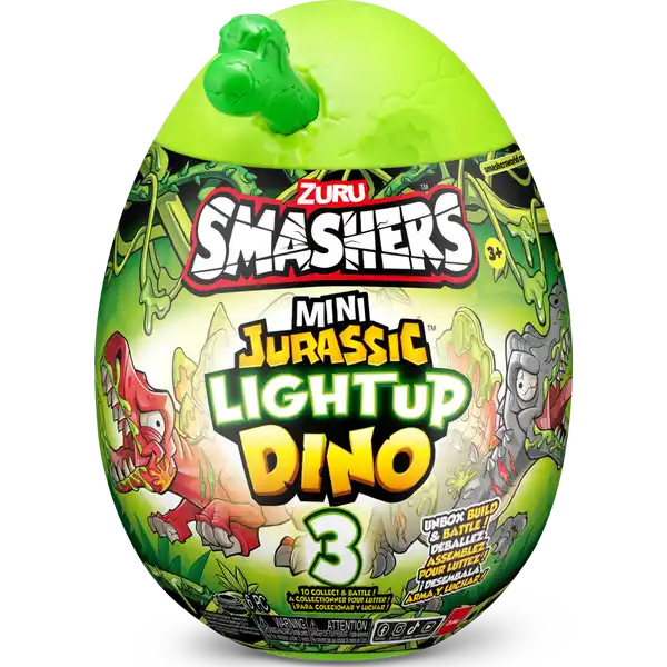 Smashers Jurassic Light Up Dino Ei Mini