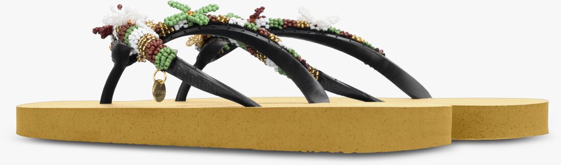 UZURII gele uzurii teenslippers las dalias gold