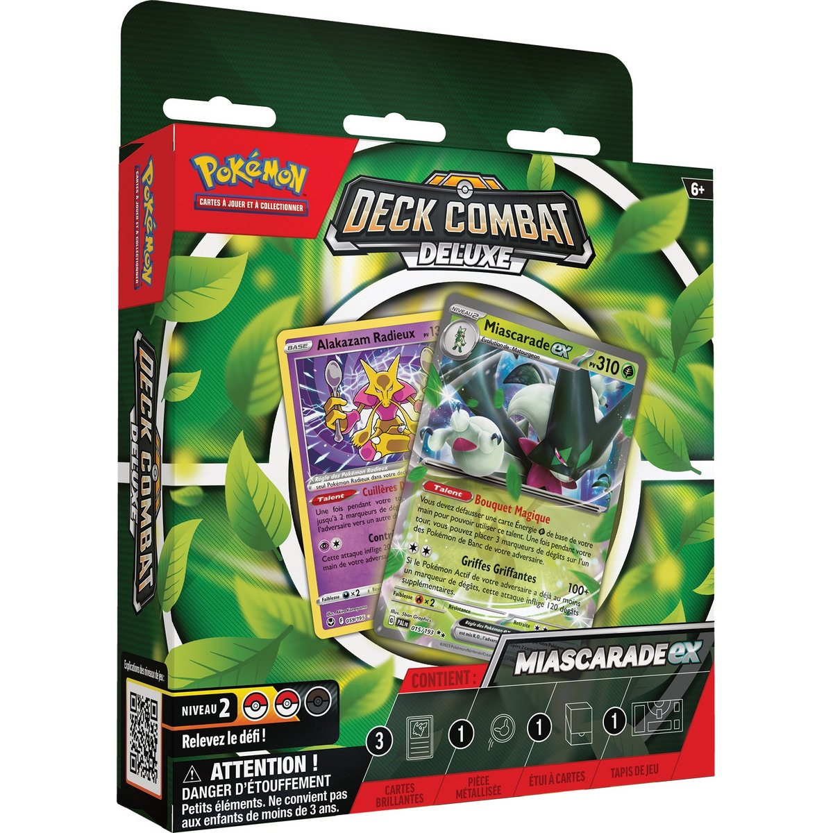 Deck de combat Pokemon Miascarade Ex ou Palmaval Ex