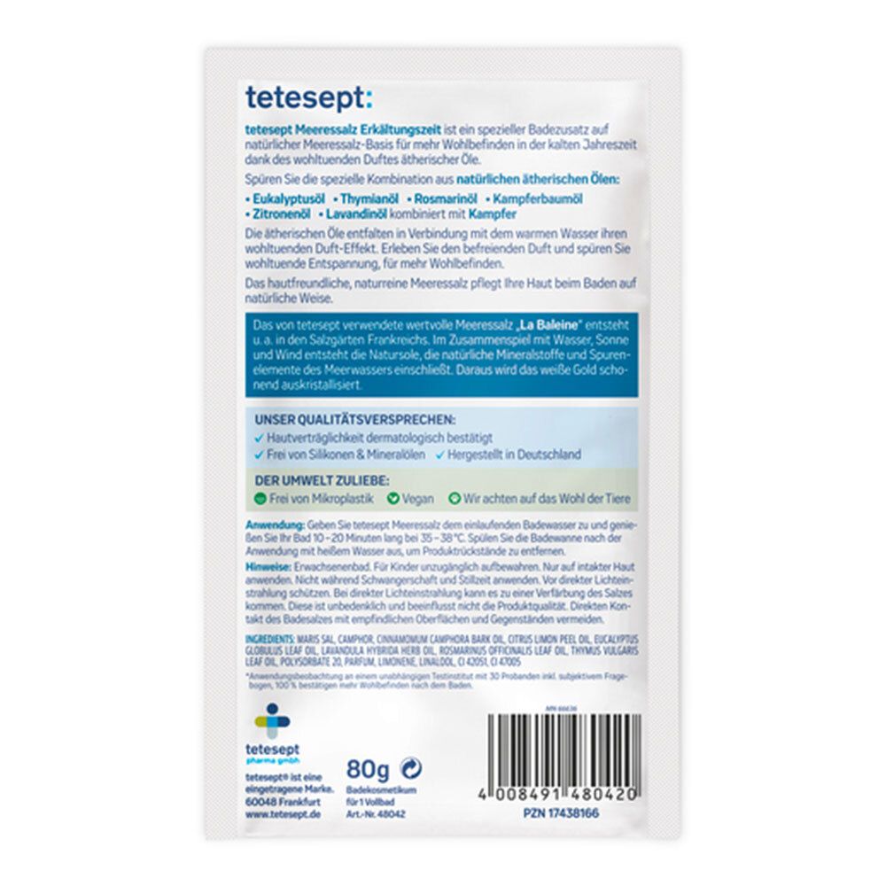 tetesept® Meeressalz Erkältungszeit