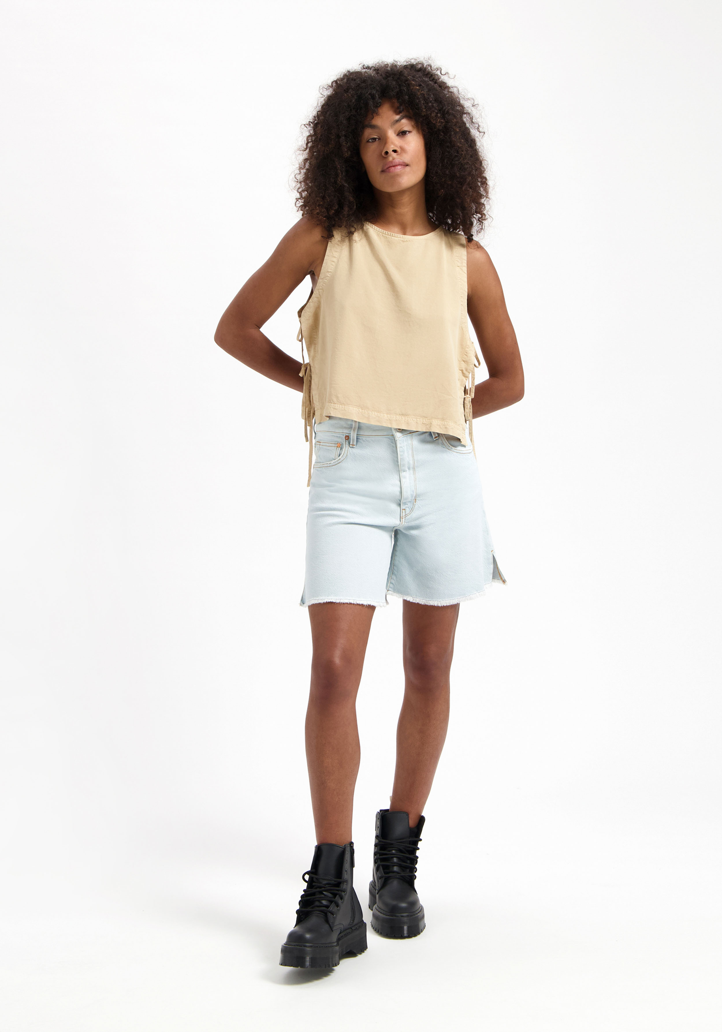 Kuyichi Jeansshorts Feline High Rise Super Light