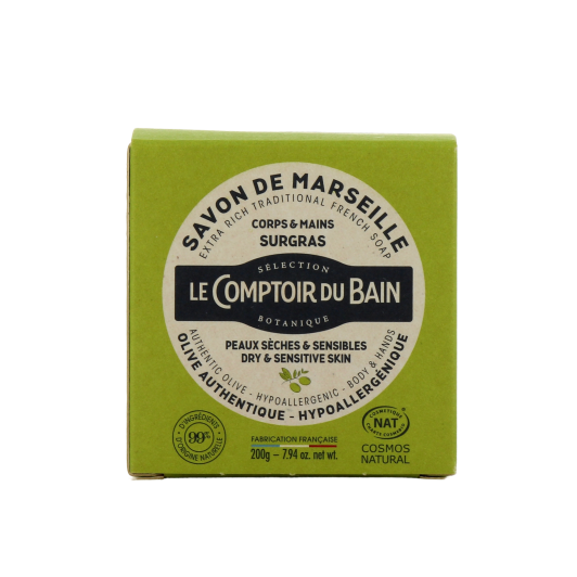Comptoir du Bain savon de Marseille Olive Authentique - Peau sèche