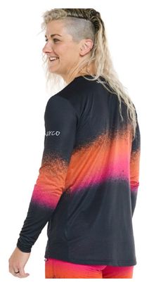 DHARCO Womens Race Jersey Black Snake Taille S