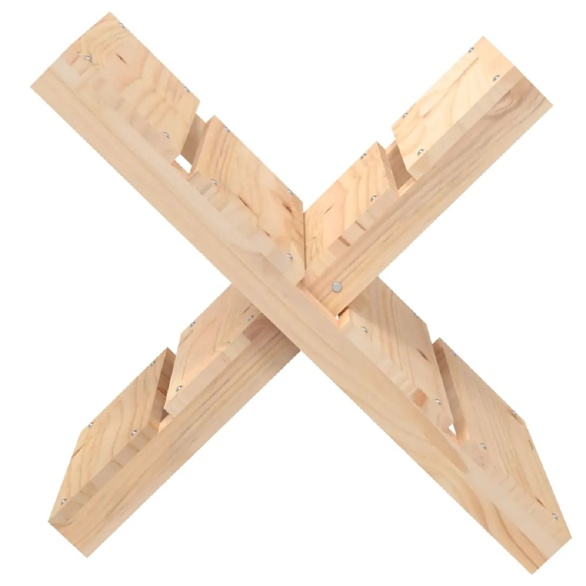 vidaXL Porte-bûches - Bois de pin