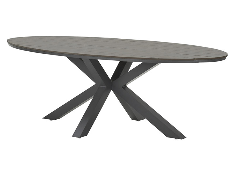 Outdoor Feelings Lekanto Edson 220 grey teak diningset