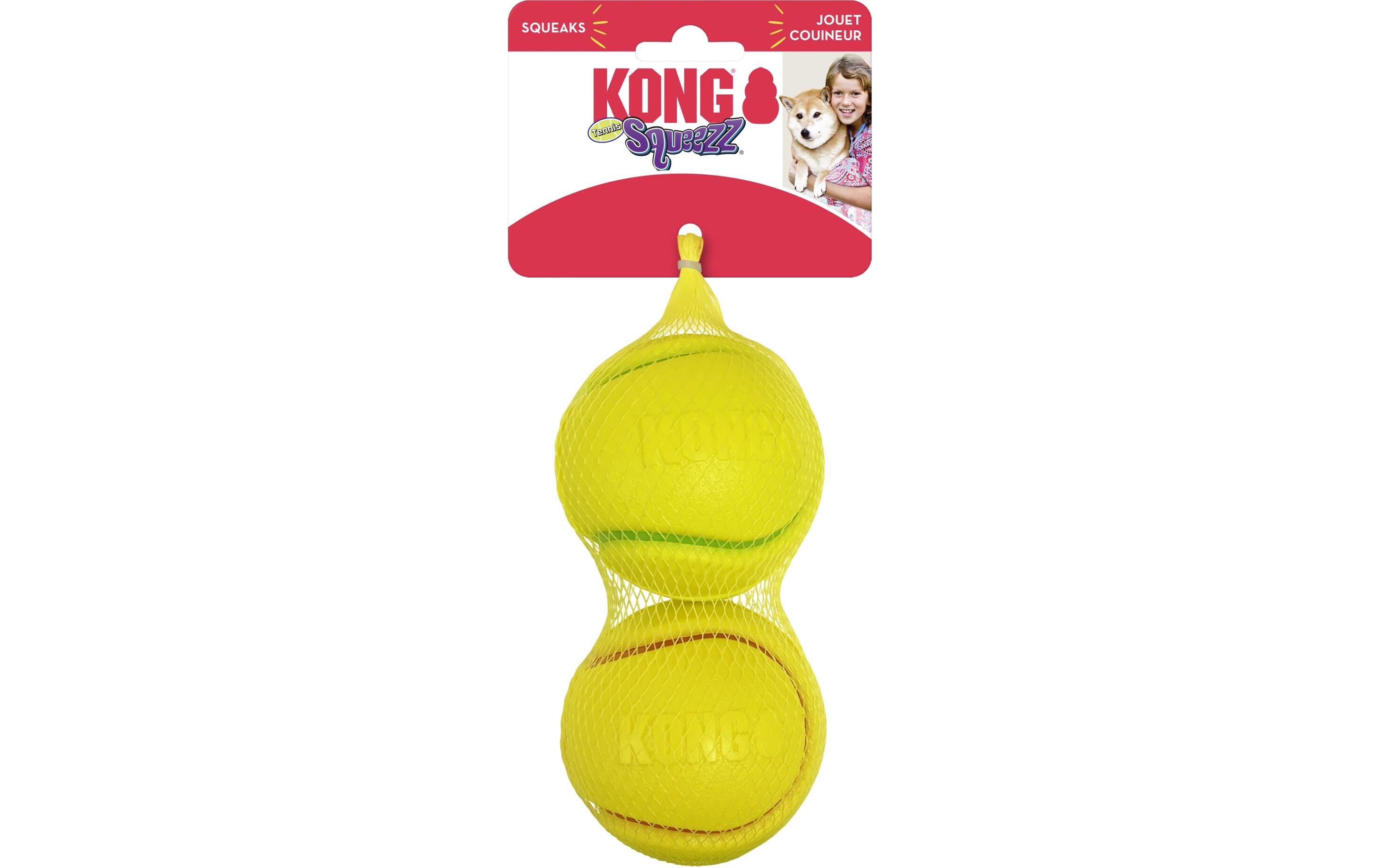 Hunde-Spielzeug Squeezz Tennis Ø 7 cm, assortiertHundespielzeug 2er Set Bälle