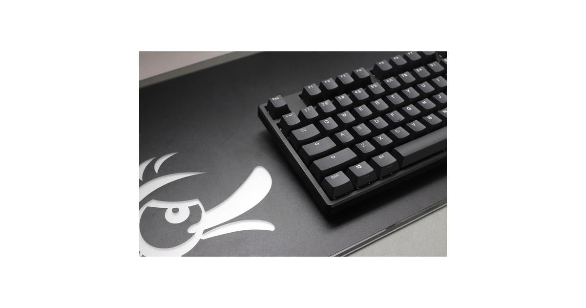 DuckyOrigin Phantom Black, toetsenbord  (Zwart, US lay-out, Cherry MX Blue, hot swap, PBT Double-Shot Keycaps)