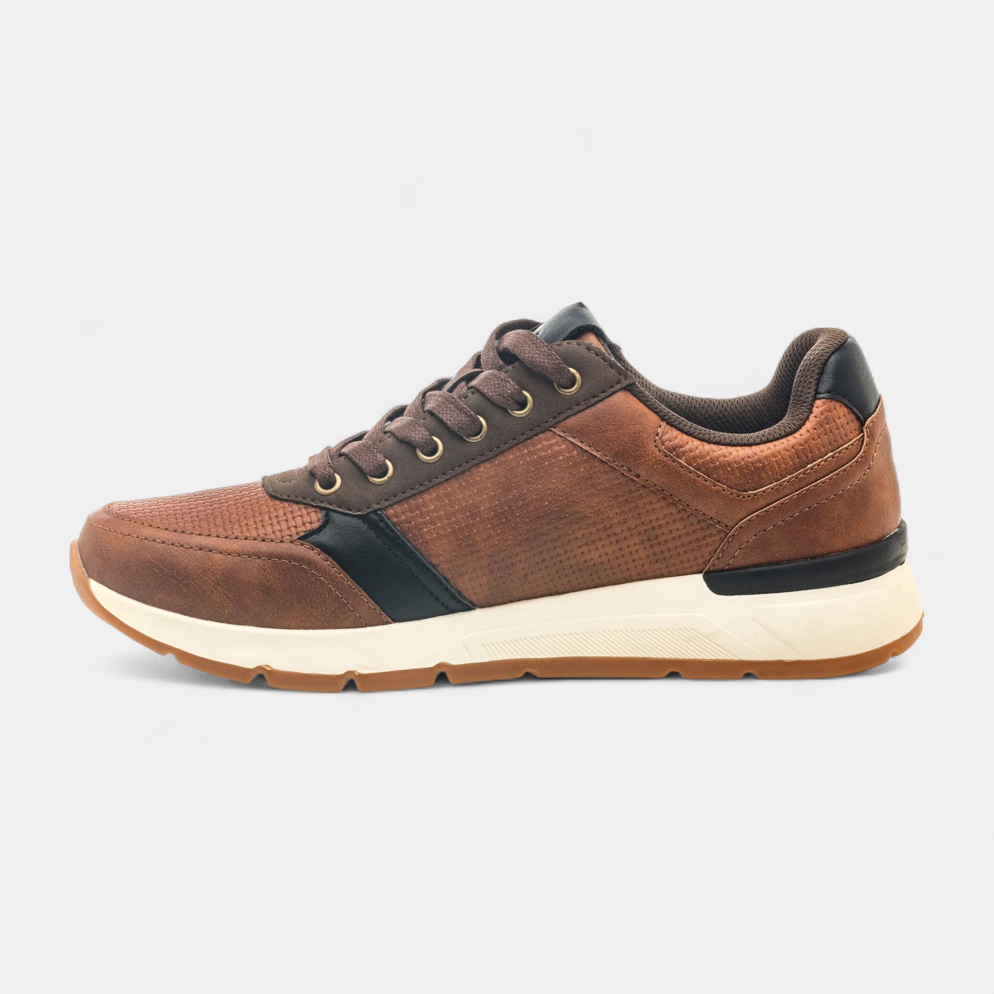 Baskets basses Homme cognac
