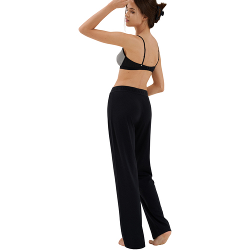 Lisca - Pantalones largos de pijama Mia Negro