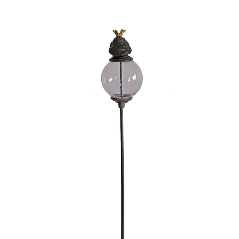 Tuteur boule grenouille rose 10x117cm
