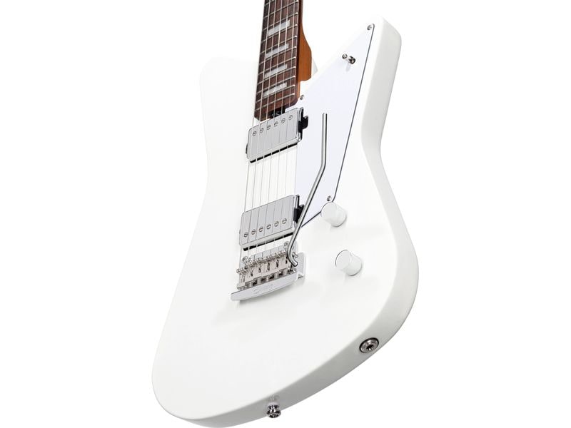 Sterling by Music Man E-Gitarre Mariposa Imperial White Omar Rodríguez-López Signature Gitarre