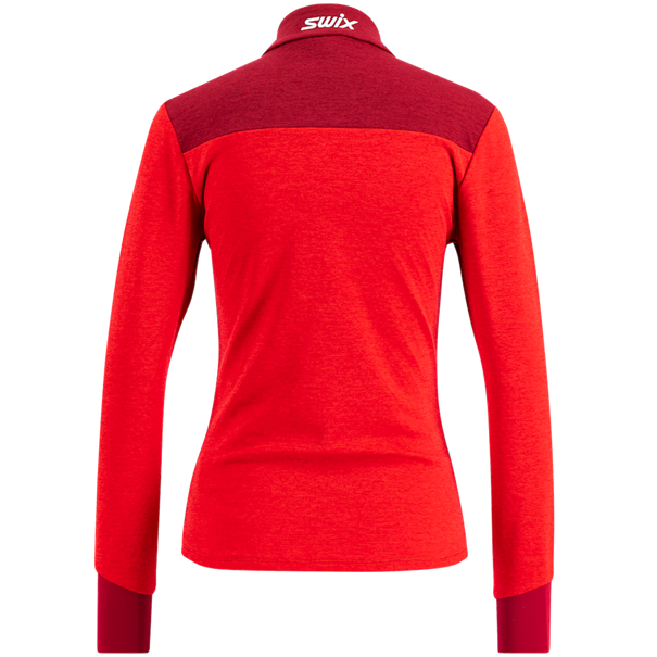 Swix Dynamic Midlayer Half Zip, Dame<br>Unik komfort - super til trening og fritid!
