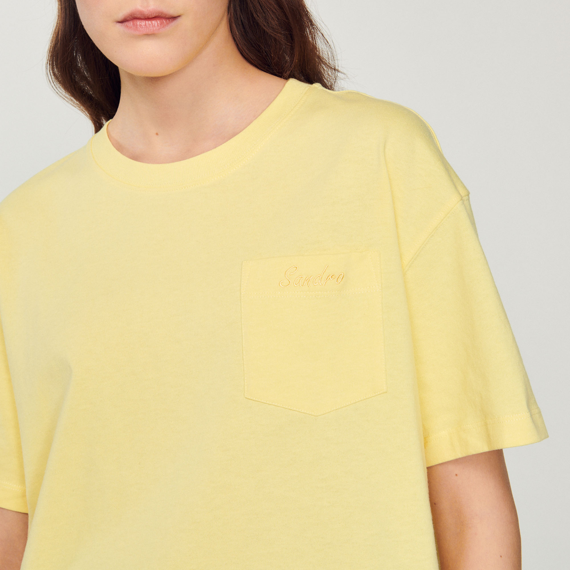 T-shirt court large