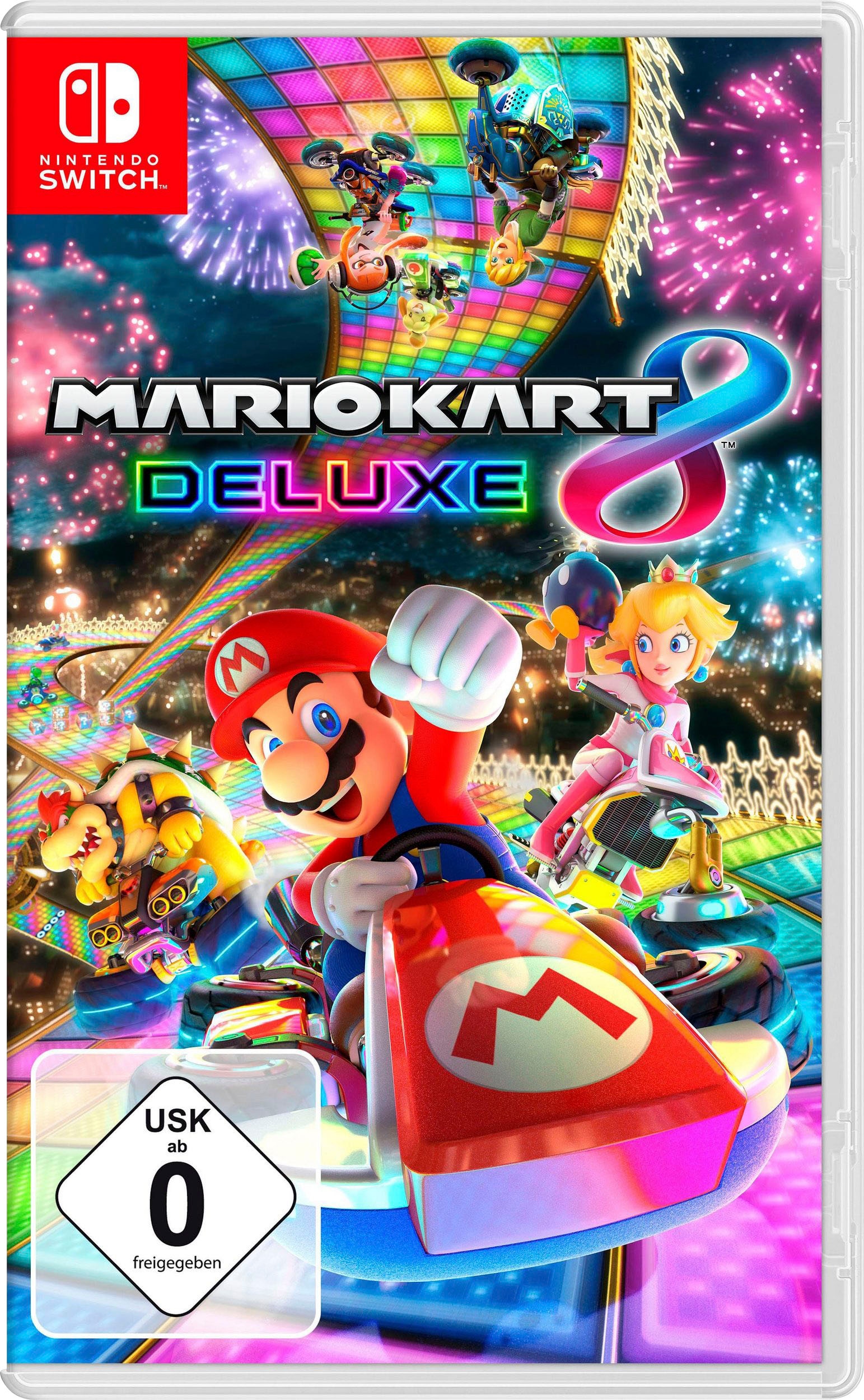Nintendo Switch Konsolen-Set »Switch Neon-Rot/Neon-Blau inkl. Mario Kart 8 Deluxe«