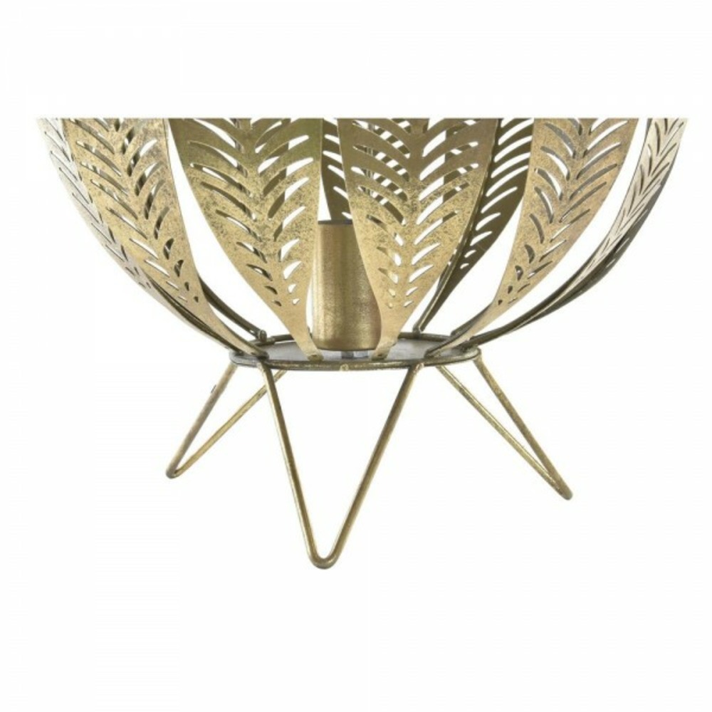 Lampe de bureau volets doré métal (34 x 34 x 39 cm)