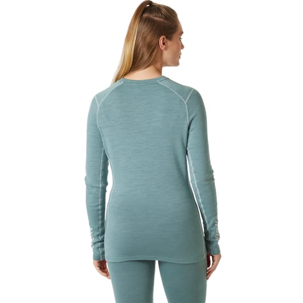 T-shirt thermique HELLY HANSEN W LIFA MERINO MIDW GRA CREW CACTUS STAR PIXEL AOP