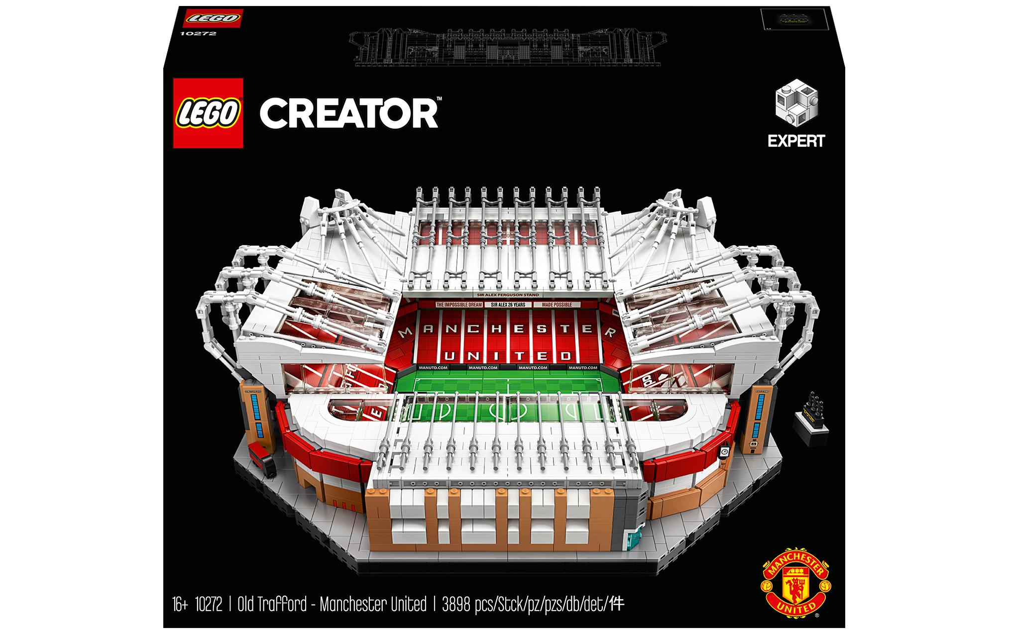 Icons Old Trafford – Manchester United 10272<br>Anspruchsvolles Bauprojekt für Fans von Manchester United