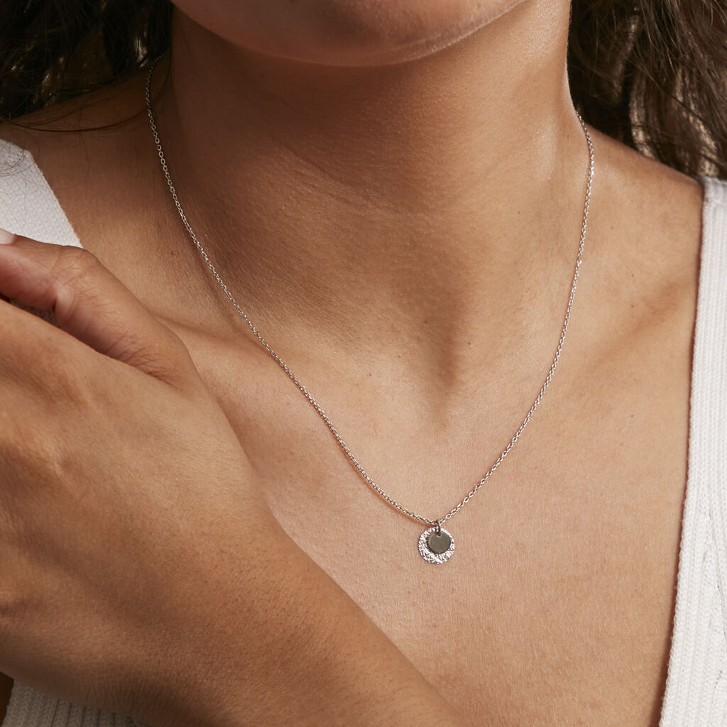 Collier Tatienne Argent Blanc