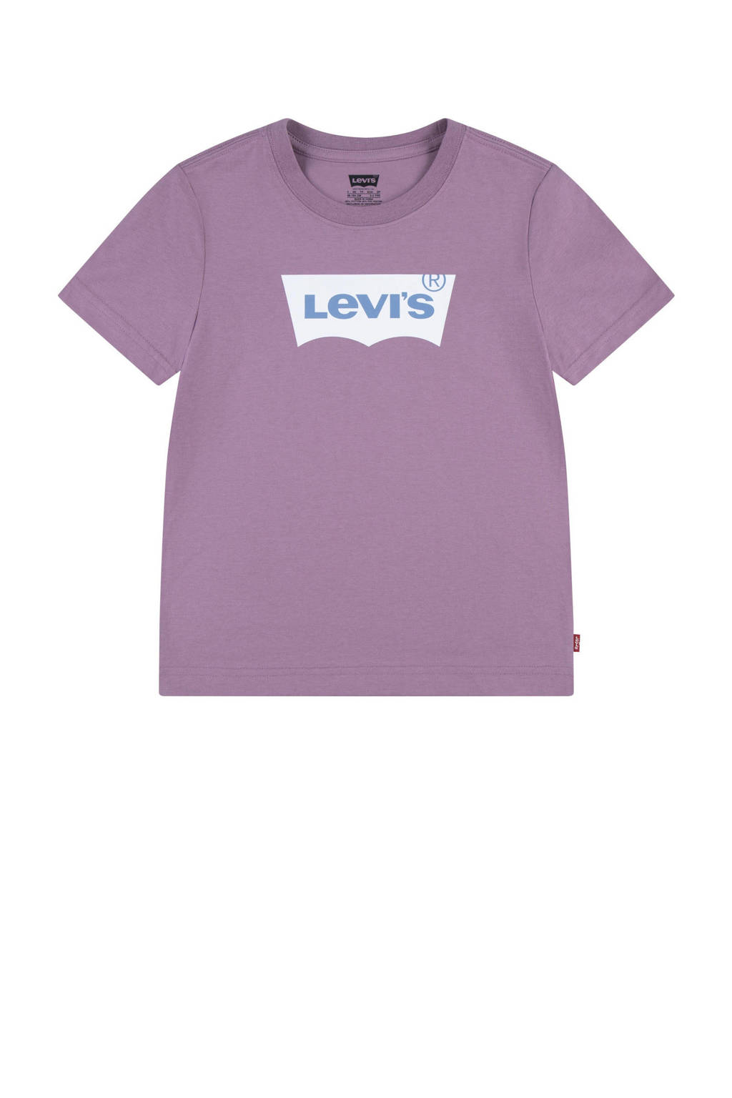 Levi's T-shirt BATWING met logo lichtpaars