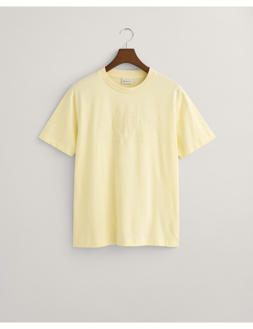 T-Shirt Tonal Archive Shield Yellow