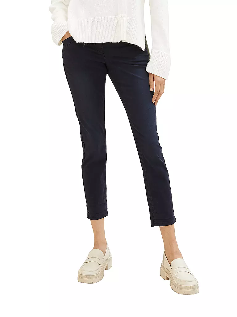 TOM TAILOR Hose Tapered Relaxed Fit blau