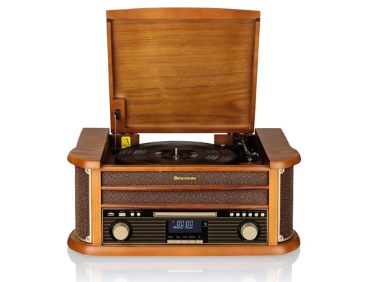 ROADSTAR - Platine tourne disque Hif1993dbt platine vinyle vintage radio dab/dab+/fm, lecteur...