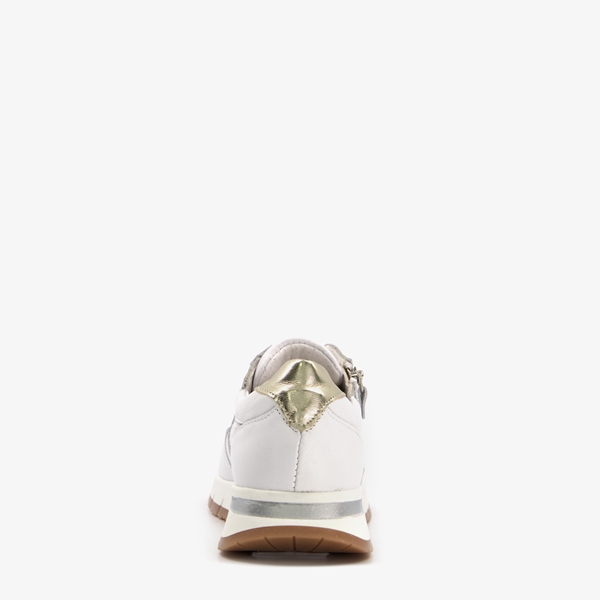 Hush Puppies leren dames sneakers met metallic