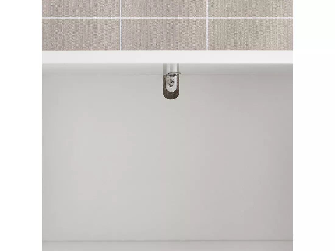 Placard Meuble Bas De Salle De Bain Avec 1 Tiroir, 1 Panier À Linge 3 Panier, Sacs À Linge, BZr77-w