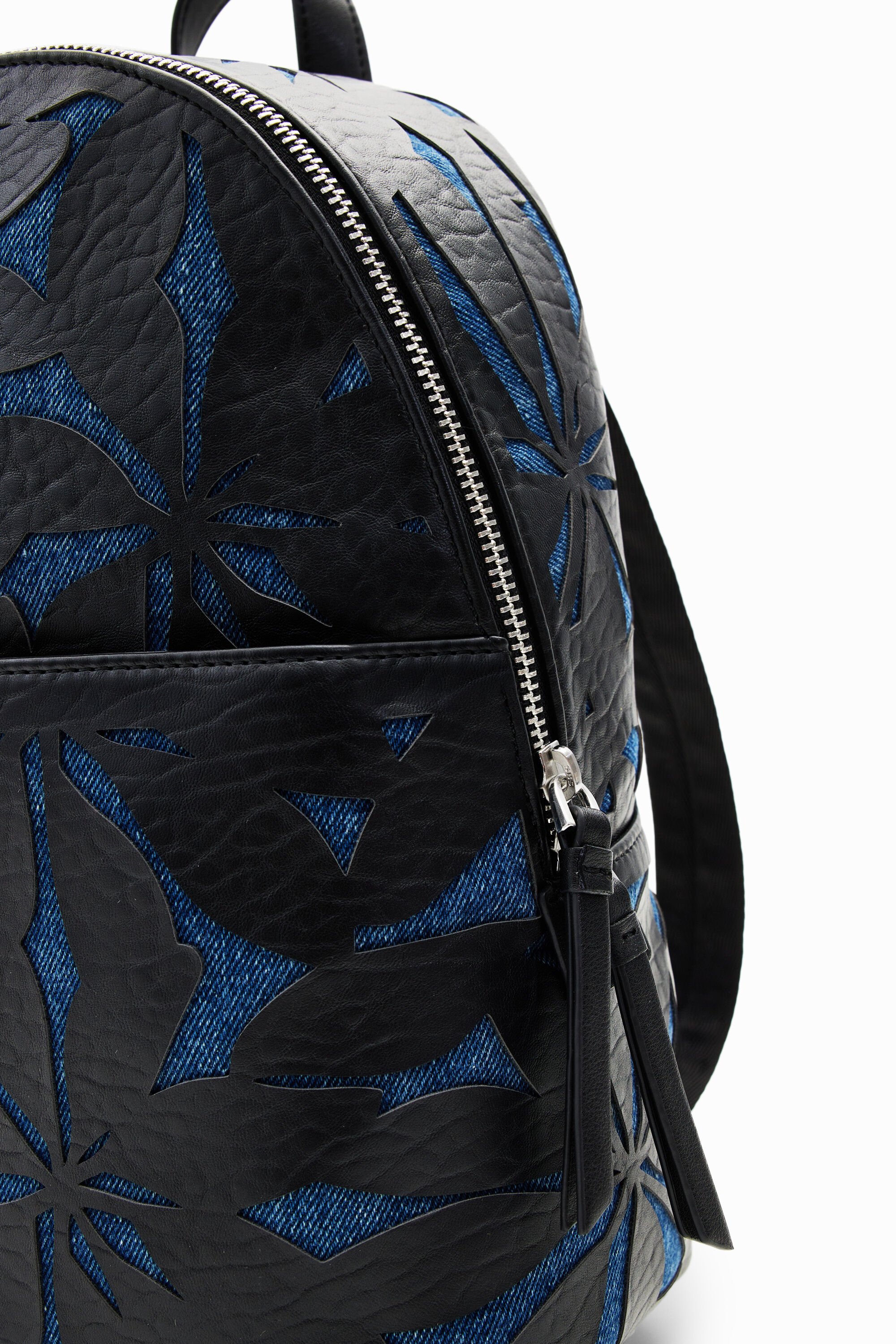 Petit sac à dos fleurs estampées